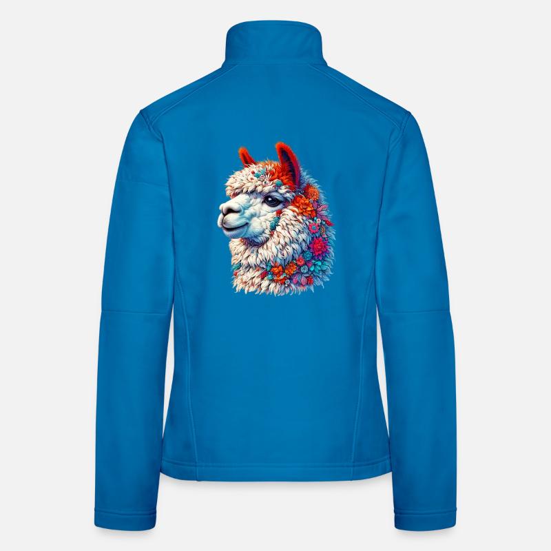 Alpaga Veste en tissu softshell Femme