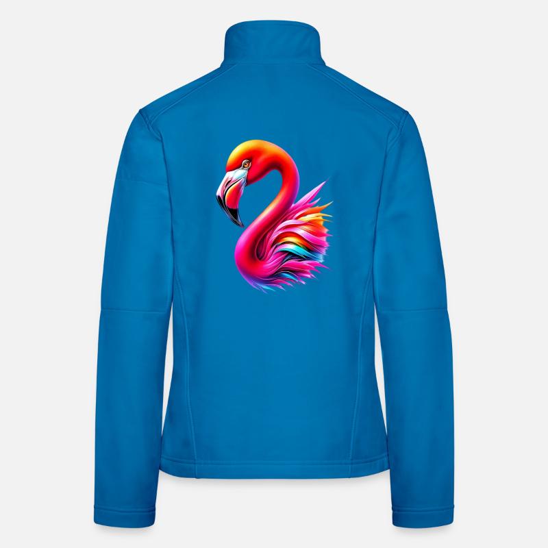 Flamant Veste en tissu softshell Femme