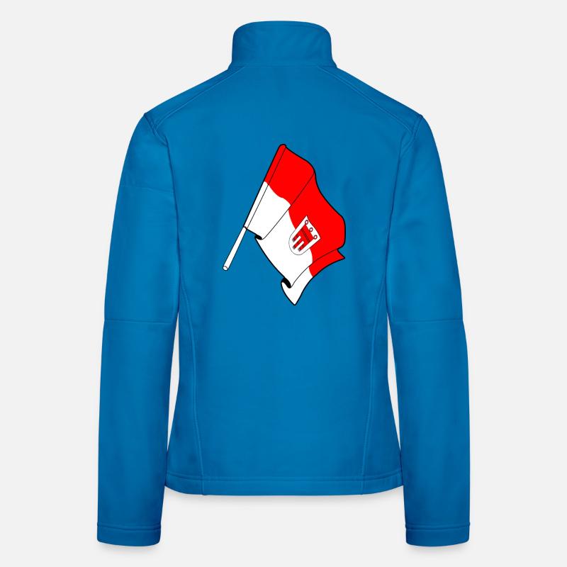 Drapeau Vorarlberg Veste en tissu softshell Femme