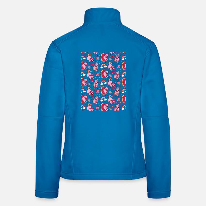 Cute Dog Pattern for Dog Lovers Women's Softshell Jacket