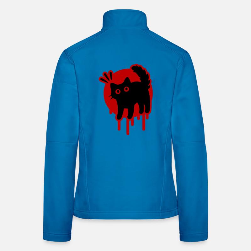 Chat Chat Veste en tissu softshell Femme
