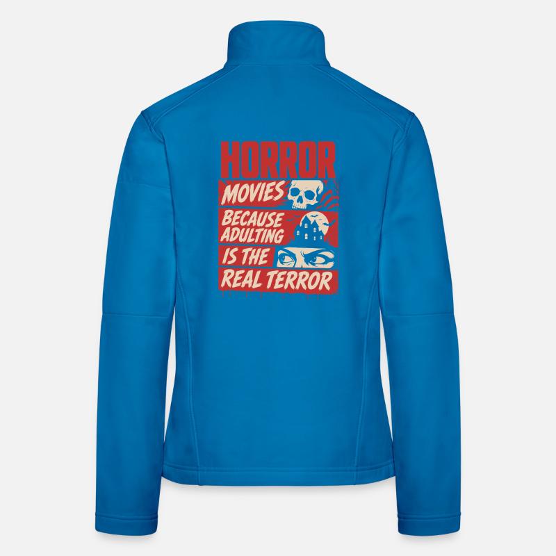 Humour de mode de vie de marathon d’horreur Veste en tissu softshell Femme