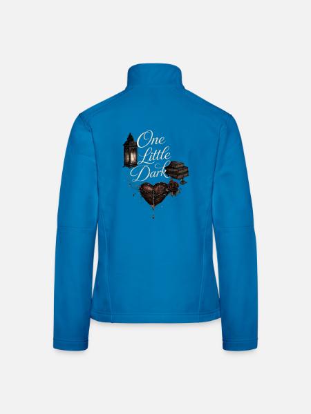 One Little Dark Romance - Frauen Softshelljacke - Lichtblau