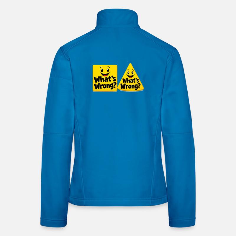 What is wrong? Yellow block design Women's Softshell Jacket