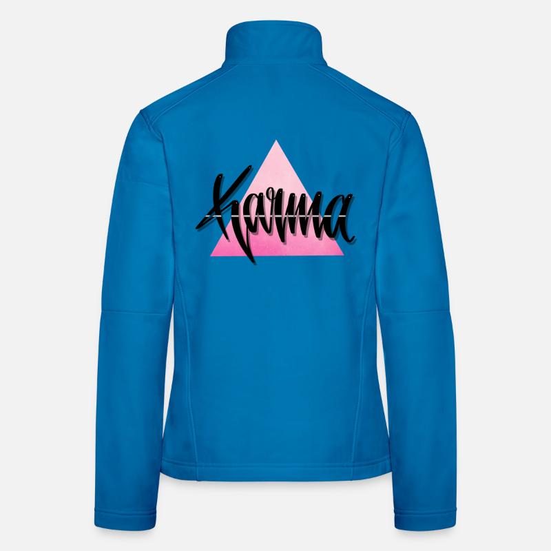 Karma Font Design Women's Softshell Jacket