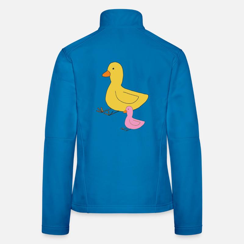 ente mutter kind Frauen Softshelljacke