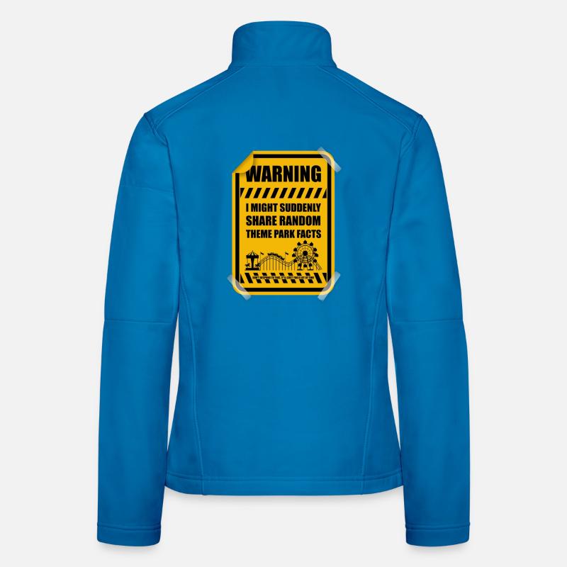 WARNING: I might suddenly share random theme park Women's Softshell Jacket