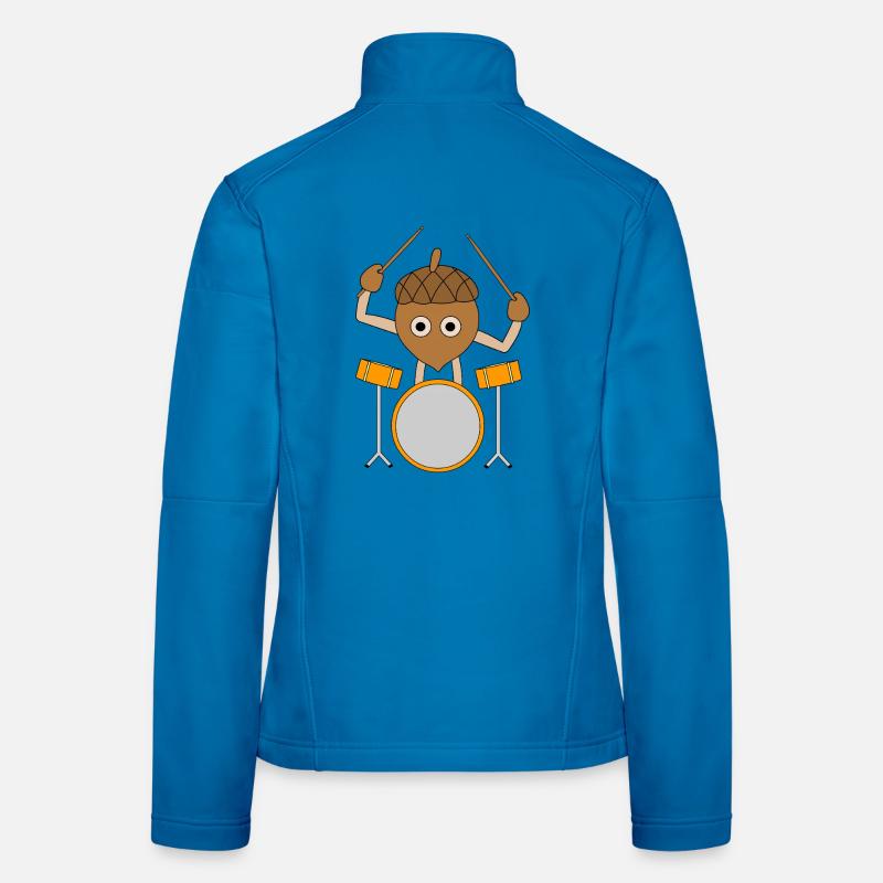 Sillet de batteur Veste en tissu softshell Femme