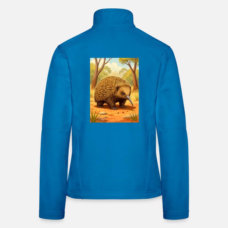 Echidna A spiny wanderer with ancient charm  Frauen Softshelljacke