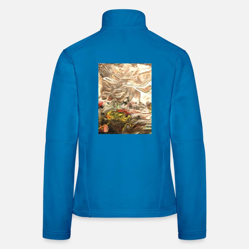 Blurring Surroundings Women's Softshell Jacket
