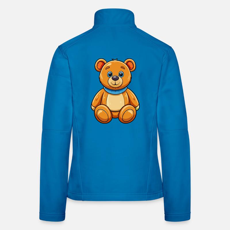 Teddybär Frauen Softshelljacke