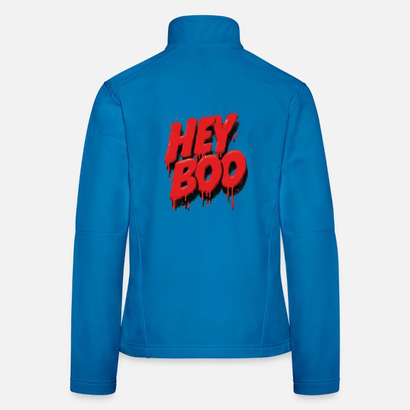 Hé Boo Graffiti Veste en tissu softshell Femme