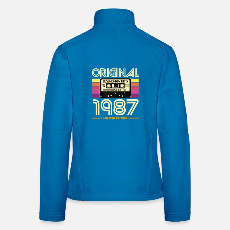 Original 1987 Cassette Retro Veste en tissu softshell Femme
