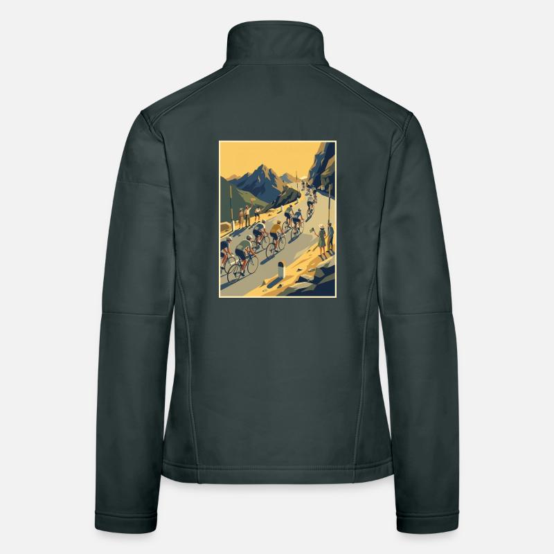 Mountain Ascent — Cycling Memory Women's Softshell Jacket