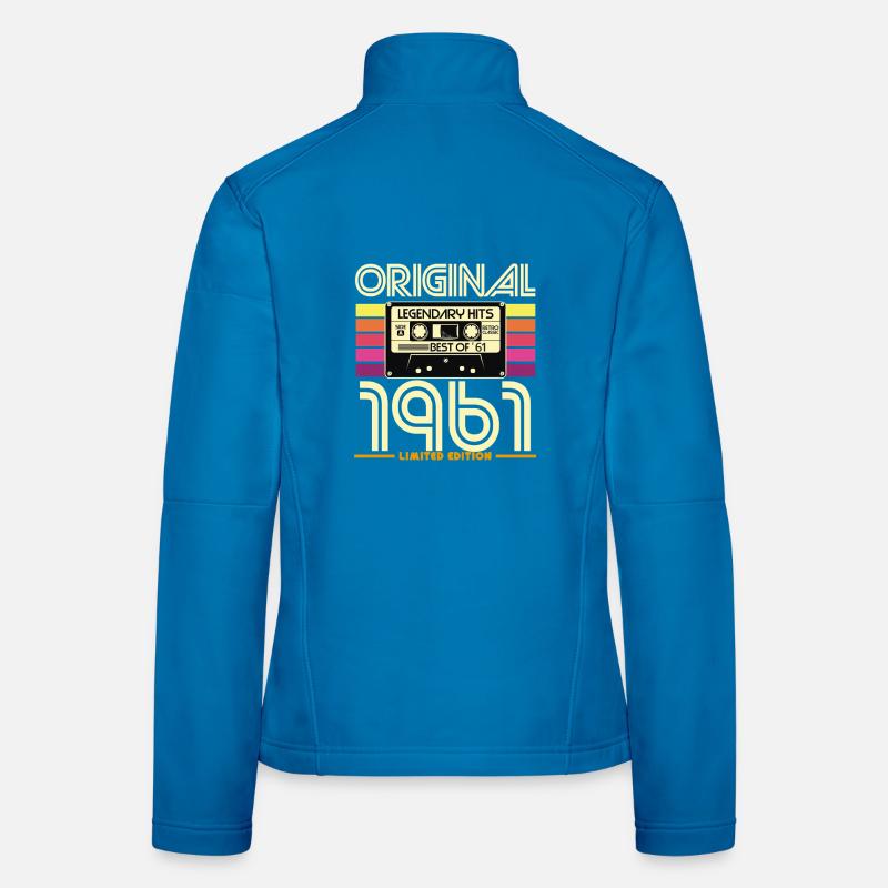 Original 1961 Retro Cassette Limited Women's Softshell Jacket
