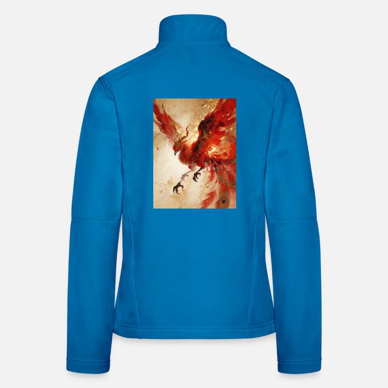 L'Envol du Phénix : Éclat Céleste Veste en tissu softshell Femme