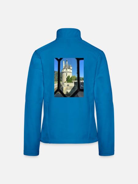 Der Turm der Marks - Frauen Softshelljacke - Lichtblau - Hinten