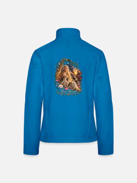 Guardian of Earth - Hope Remains Elfenzauber - Frauen Softshelljacke - Lichtblau - Hinten