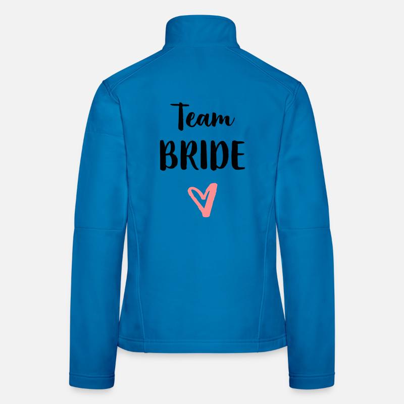 Team Bride Junggesellinnenabschied Braut - Frauen Softshelljacke - Lichtblau