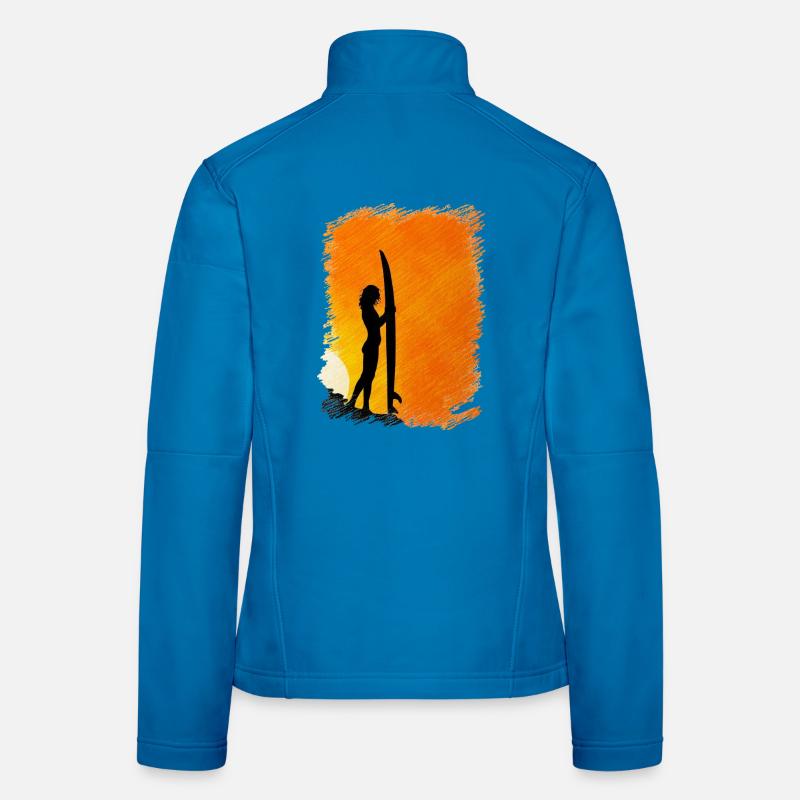 surf Veste en tissu softshell Femme