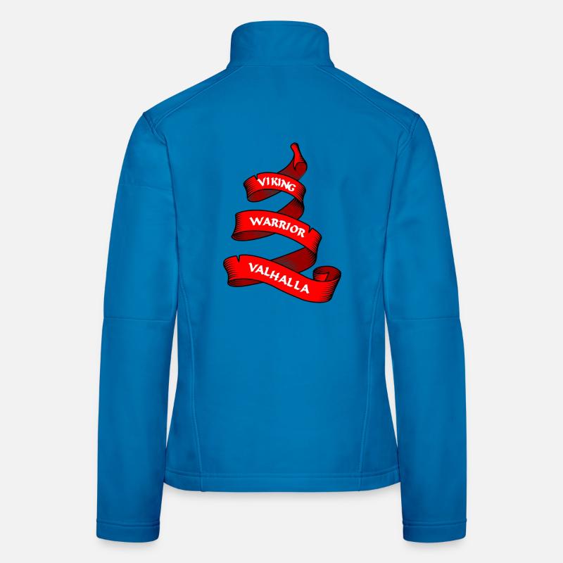 Wikinger Wimpel oder Banner rot Frauen Softshelljacke