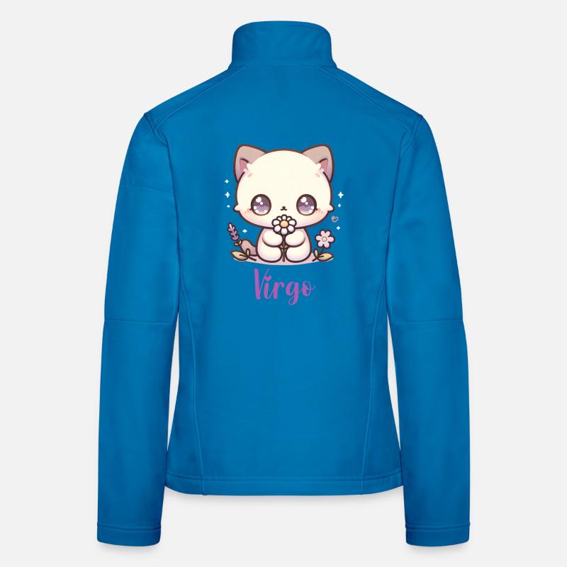 Mignon Vierge Zodiaque Astrologie Cadeau Veste en tissu softshell Femme