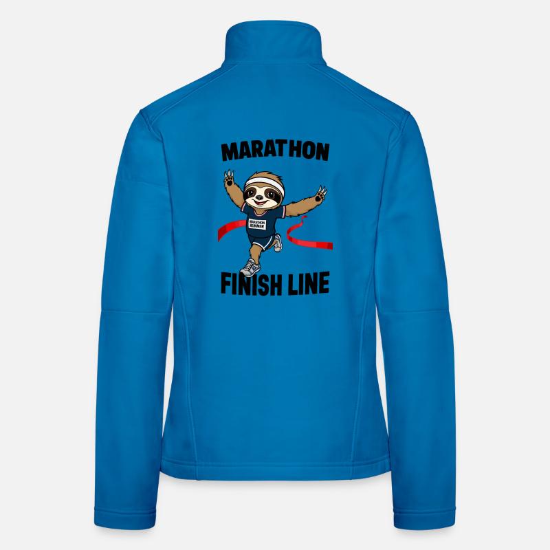Sloth Marathon Runner Women's Softshell Jacket