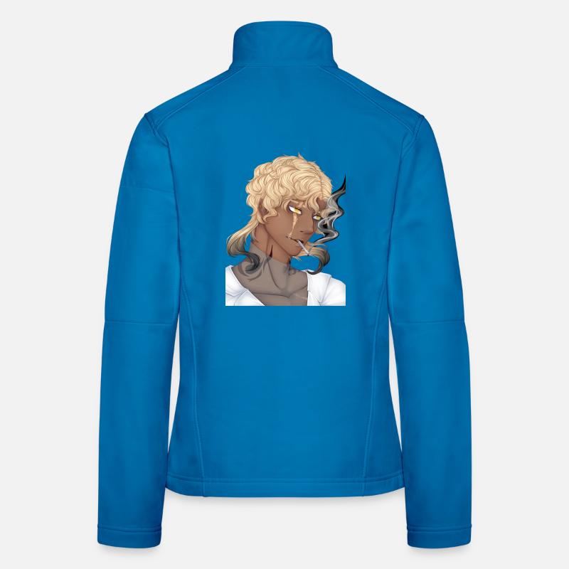 Smoking Guy Frauen Softshelljacke