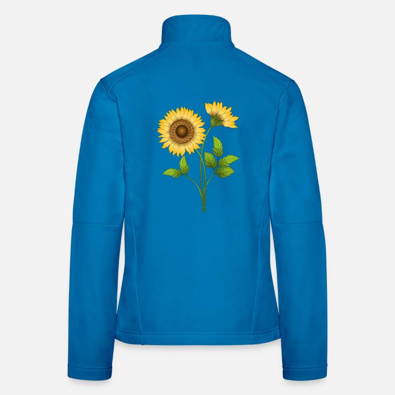 Fleur Veste en tissu softshell Femme