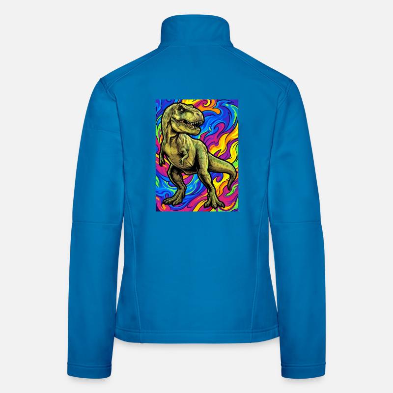 Dinosaurier Frauen Softshelljacke