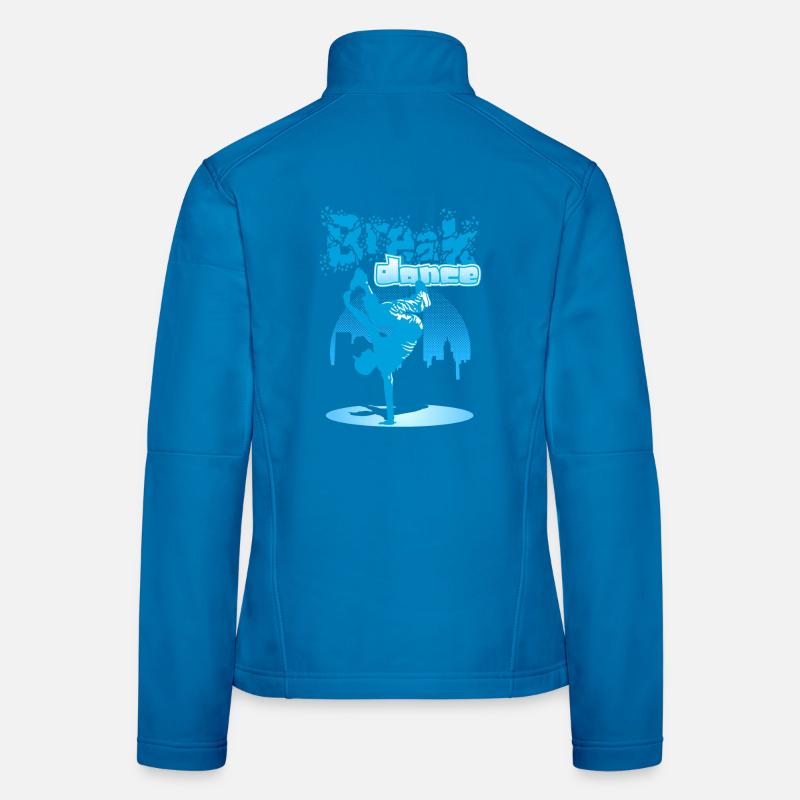 City breakdance - Frauen Softshelljacke - Lichtblau