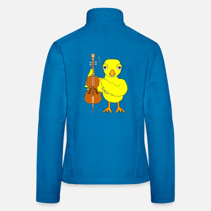 Cello Küken - Frauen Softshelljacke - Lichtblau