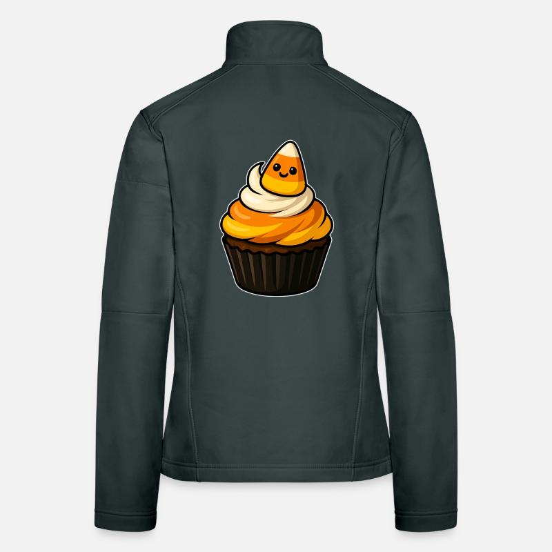 CandyCorn Cupcake Charme Frauen Softshelljacke