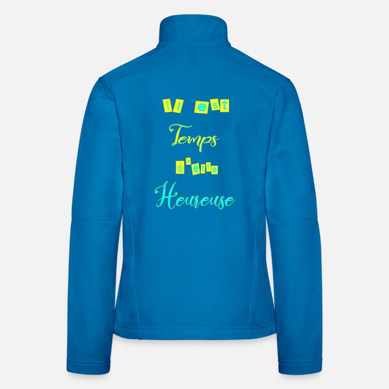 It's time to be happy Women's Softshell Jacket