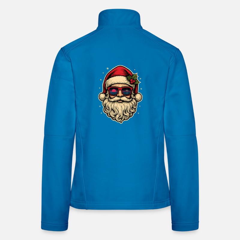 Cooles Weihnachtsshirt Weihnachtsmann Geschenk Frauen Softshelljacke
