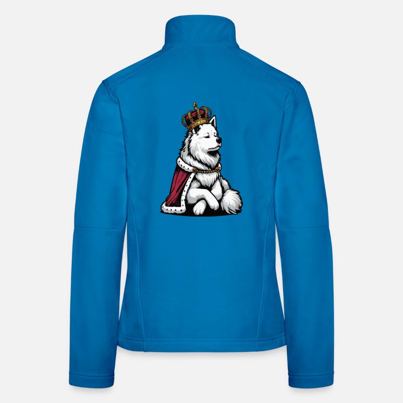 Weißer Schäferhund Schäferhund Schäferhunde Frauen Softshelljacke