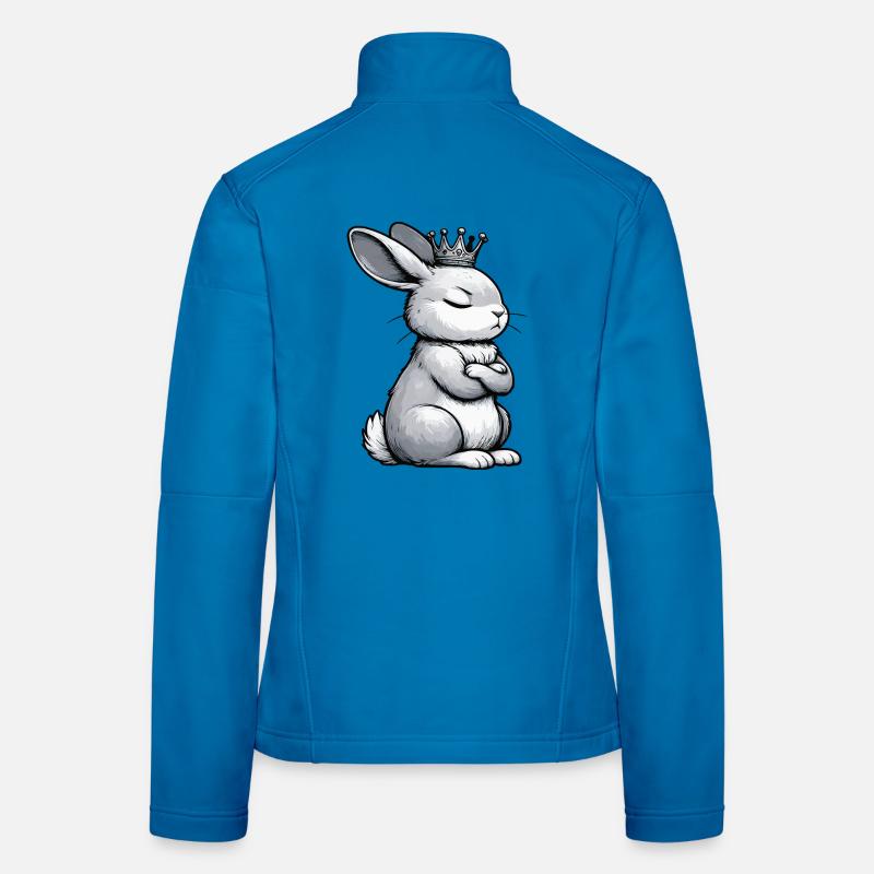 Rabbit Bunny Bunny Long Eared Thumper Ram Women's Softshell Jacket