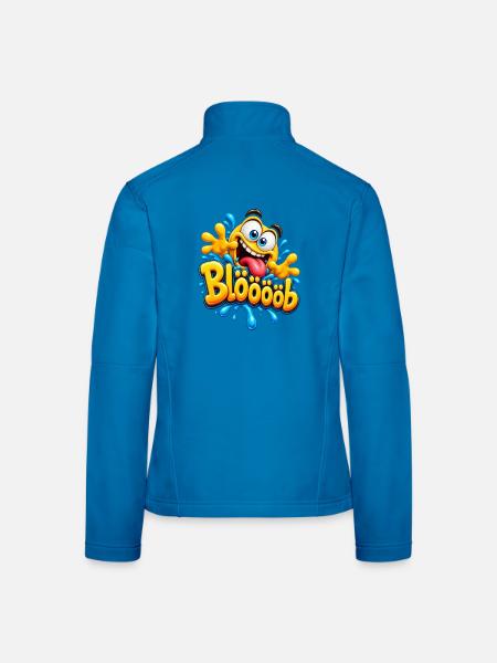 Bloooob Splash Cartoon - Frauen Softshelljacke - Lichtblau - Hinten