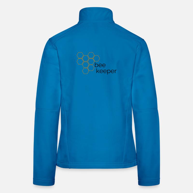 Beekeeper Design with Honeycomb Women's Softshell Jacket