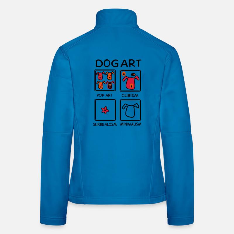 Hund Frauen Softshelljacke
