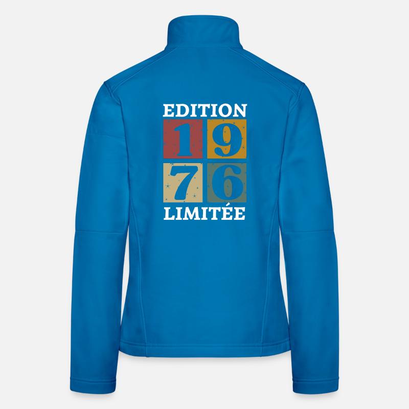 Edition limitée 1976 né e en 1976 Veste en tissu softshell Femme