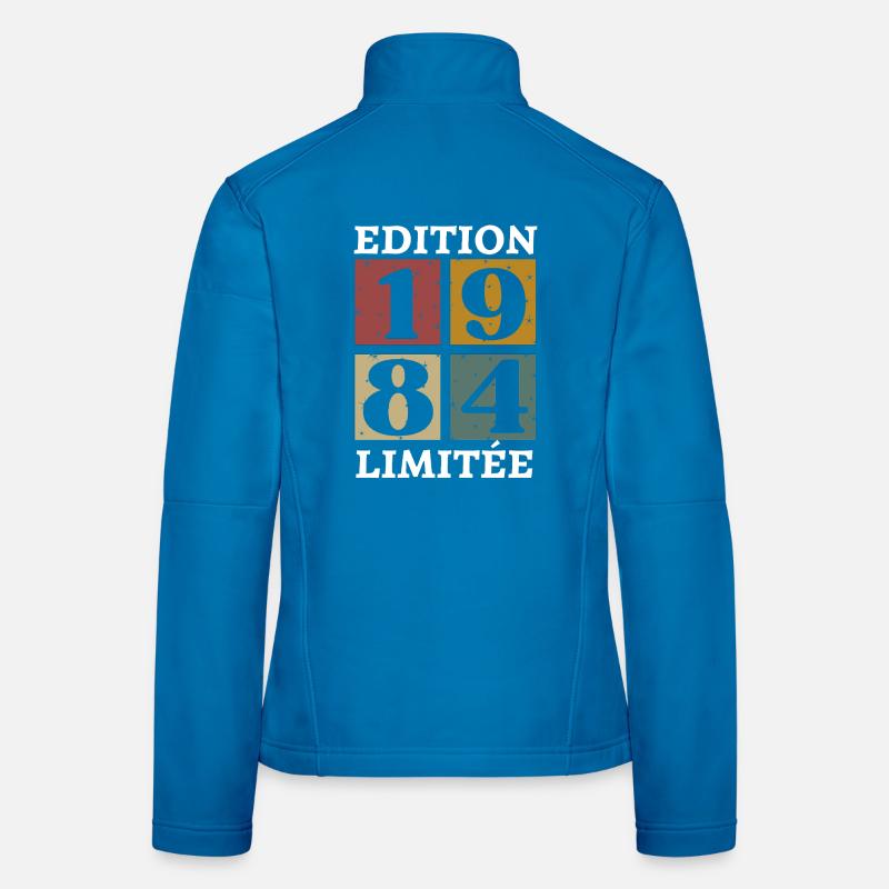 Edition limitée 1984 né e en 1984 Veste en tissu softshell Femme