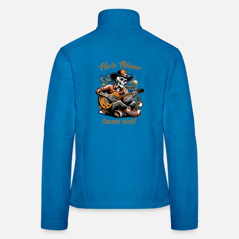 Harte Männer, tanzen nicht - Frauen Softshelljacke - Lichtblau