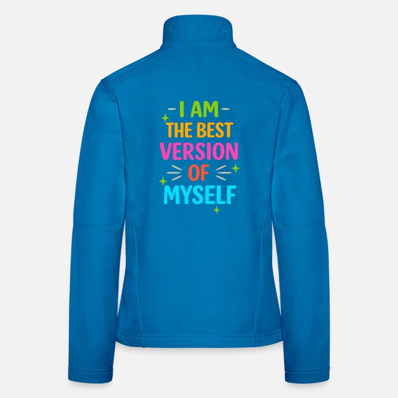Self-Confidence Empowerment Graphic Tee Women's Softshell Jacket