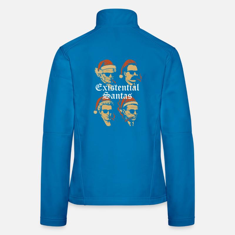 Existential Santas in Sunglasses Women's Softshell Jacket
