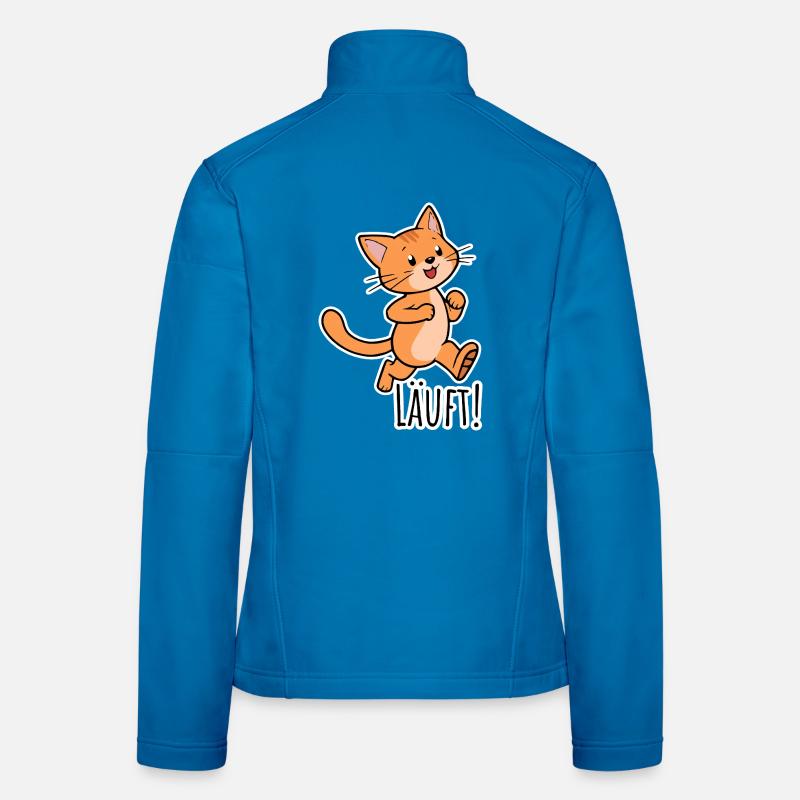 Läuft bei dir - Hoffenlich! So wie bei der Katze! Frauen Softshelljacke