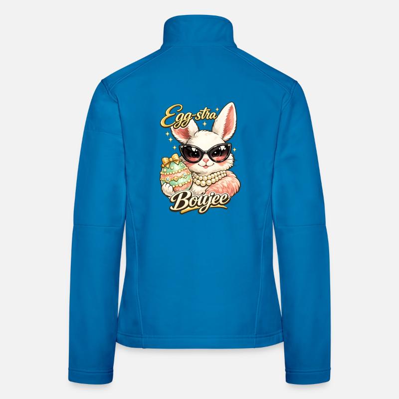 Pâques du lapin de Pâques Eggstra Boujee Veste en tissu softshell Femme