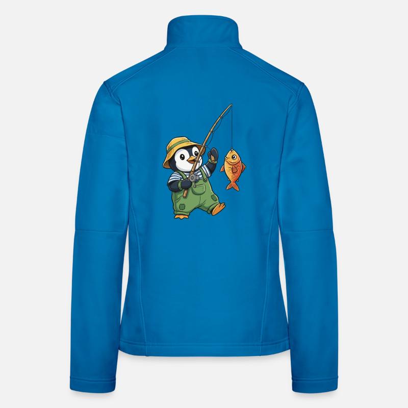 Pinguin Angler Frauen Softshelljacke