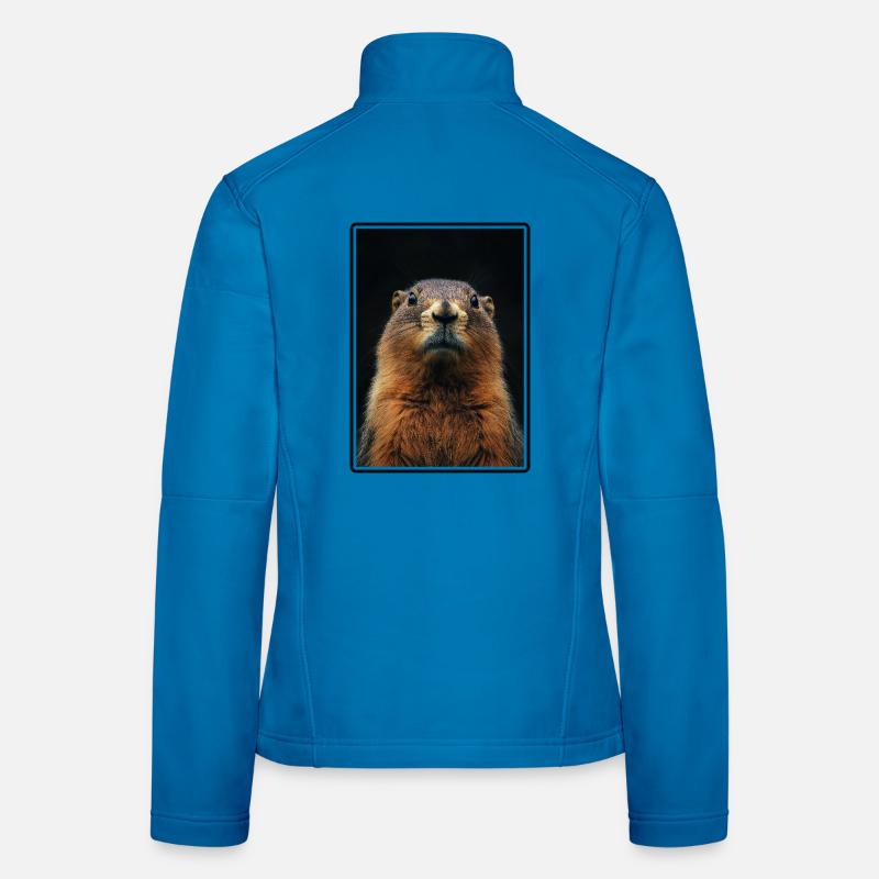 Murmeltiere Murmeltier Frauen Softshelljacke