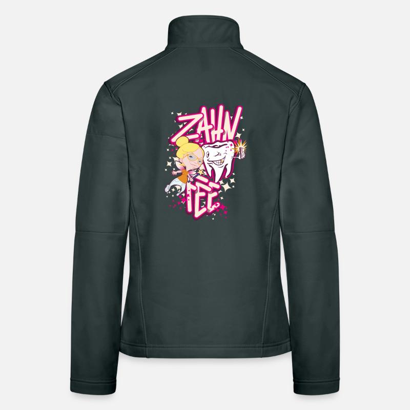 Zahnheldin Comiczauber Frauen Softshelljacke